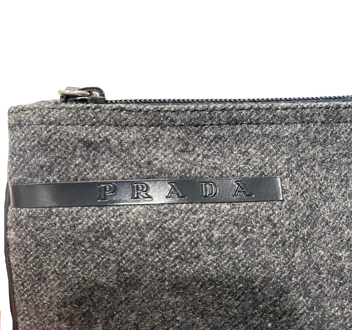 Prada Wool Pouch