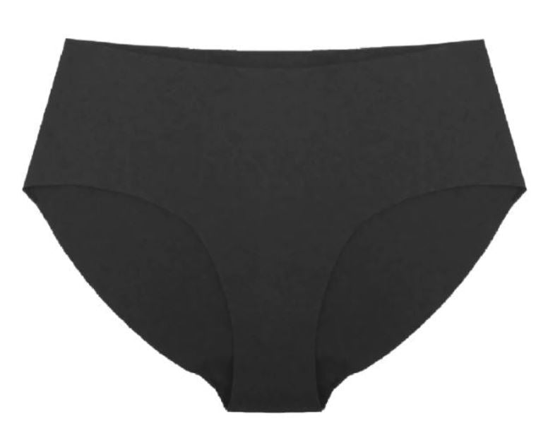 Panty Promise Seamless Mid-Rise Bikini - Black