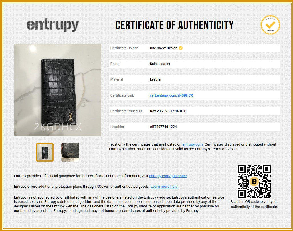 Saint Laurent Cassandre Wallet