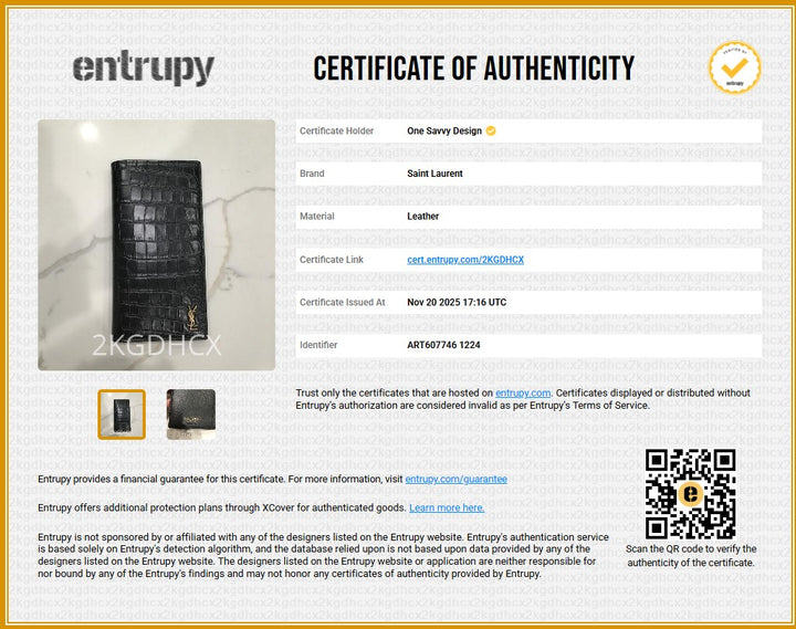 Saint Laurent Cassandre Wallet