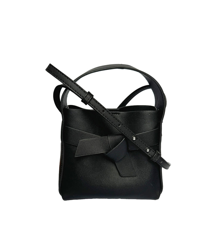 Zara Black Small Handbag w/ Bow
