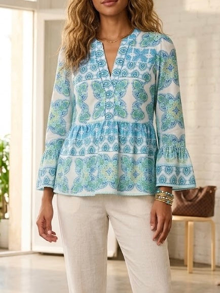 3/4 Sleeve Blouse - Small
