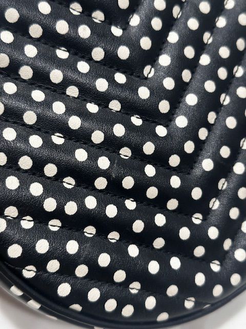 Saint Laurent Vinyle Round Crossbody