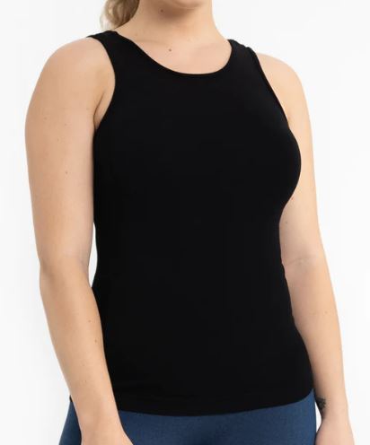 Elietian Reversible High to Low Scoop Neck Tank