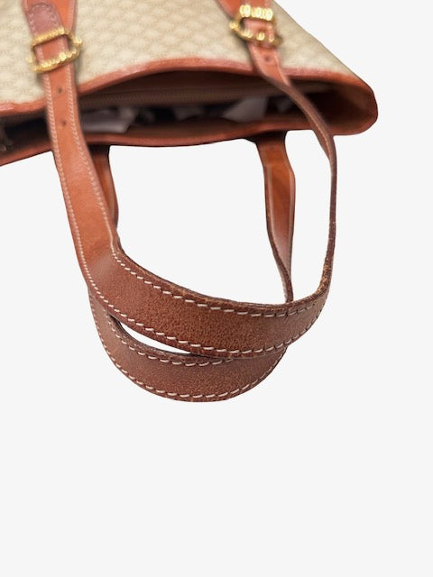 Celine Vintage Macadam Shoulder Bag