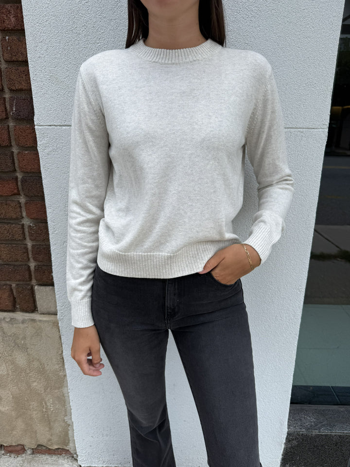 Alashan Cotton Cashmere Stacy Crew Neck - Mineral