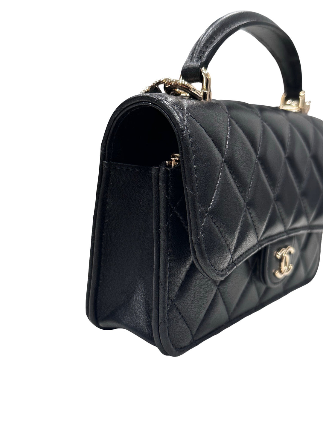 Chanel Mini Top Handle Phone Holder