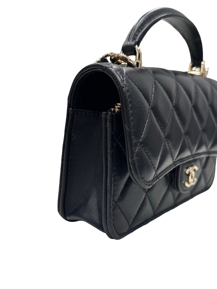Chanel Mini Top Handle Phone Holder