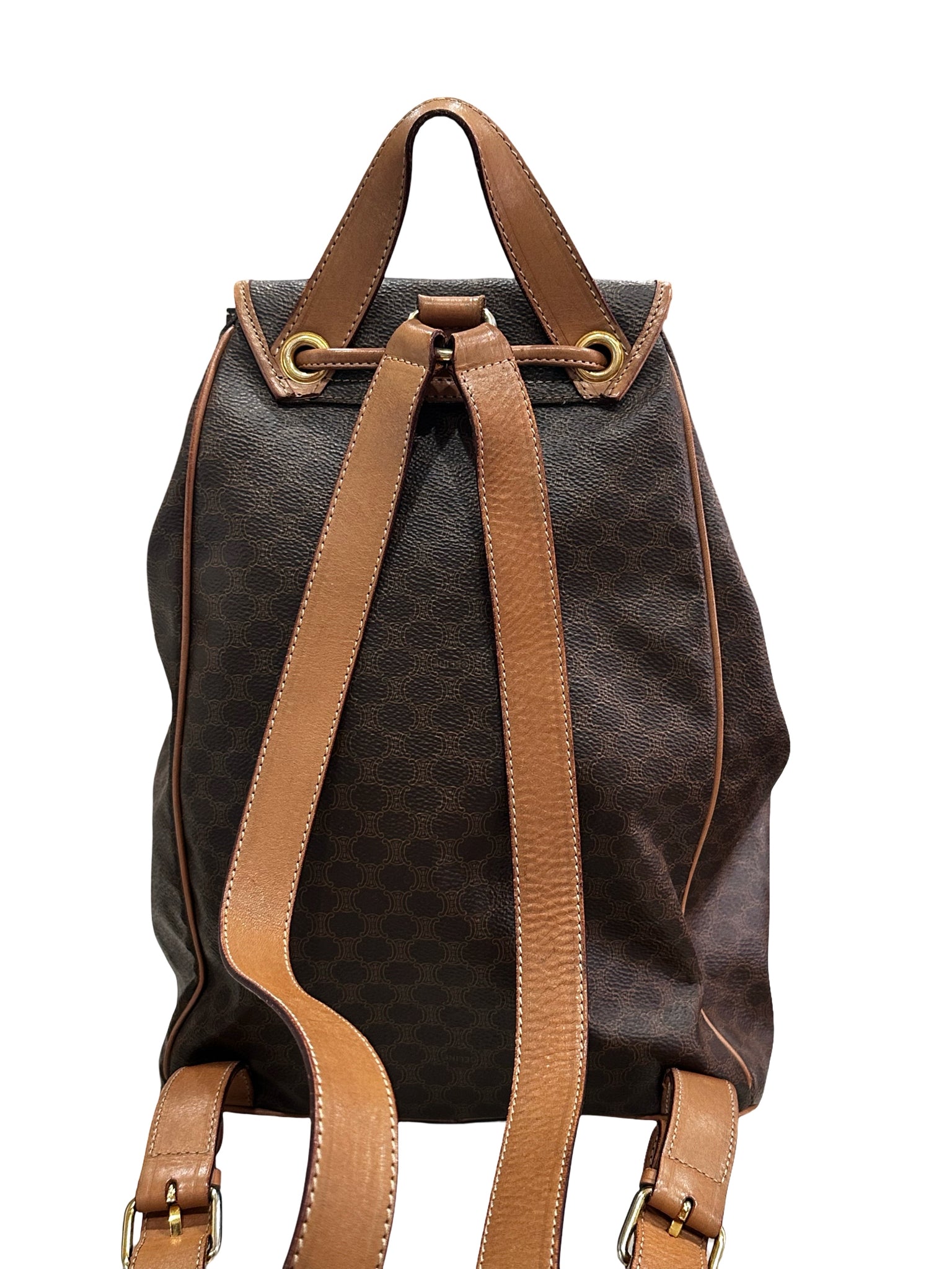 1980s vintage celine backpack ビンテージセリーヌ Vintage Celine Triomphe Backpack – The Hosta