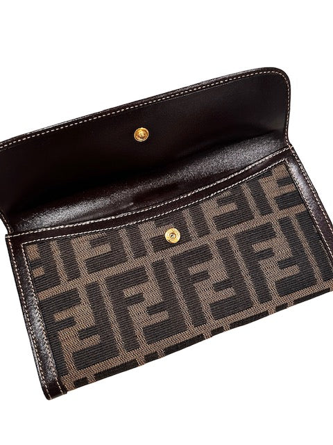 Fendi Vintage Zucca Long Wallet