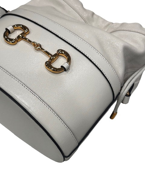 Gucci Horsebit Azalea Sakai 1955 Drawstring Bucket Bag - New