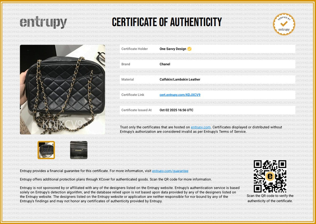 Chanel Vintage Quilted Camera Bag