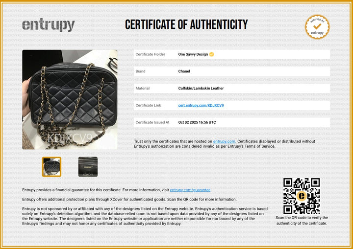 Chanel Vintage Quilted Camera Bag