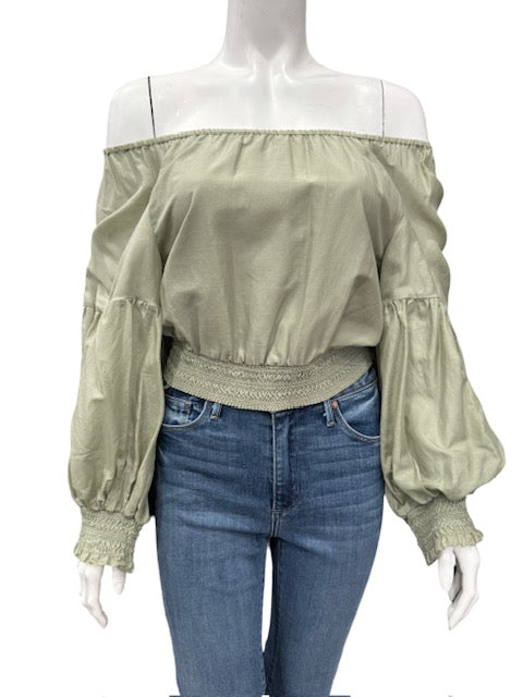 Alice+Olivia Cropped Blouse - X-Small