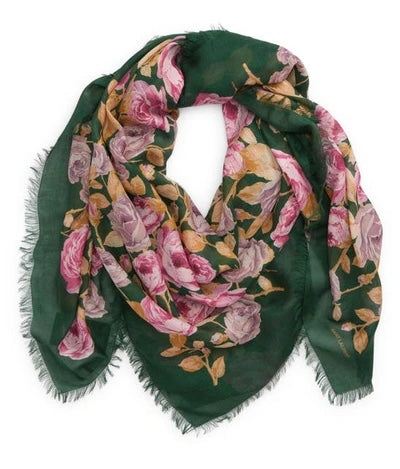 Saint Laurent Antique Rose Scarf