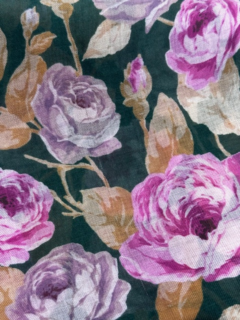 Saint Laurent Antique Rose Scarf