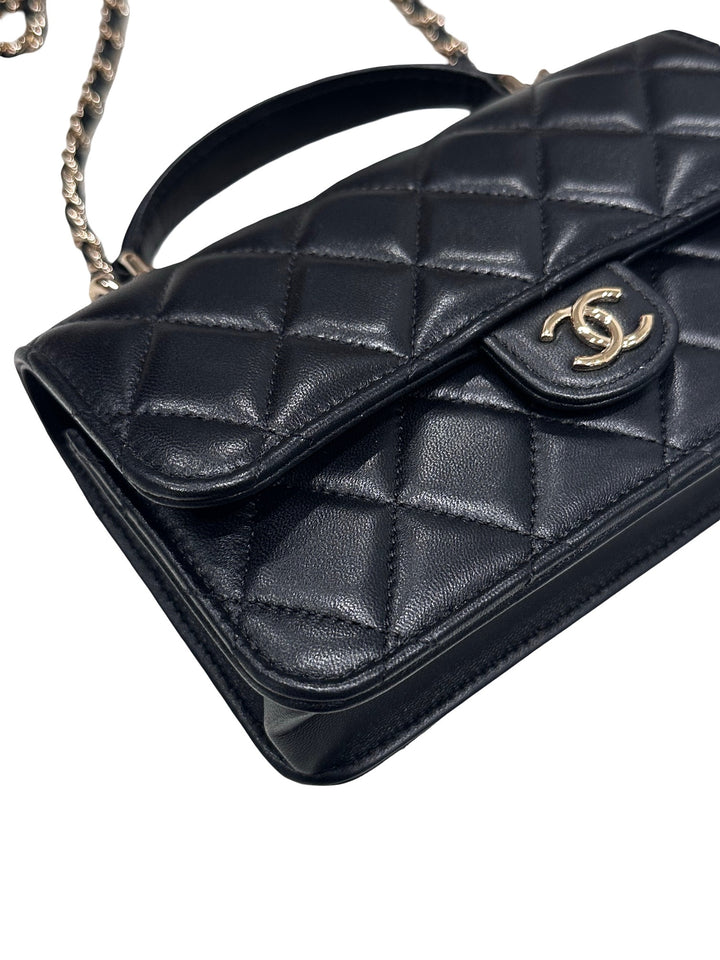 Chanel Mini Top Handle Phone Holder