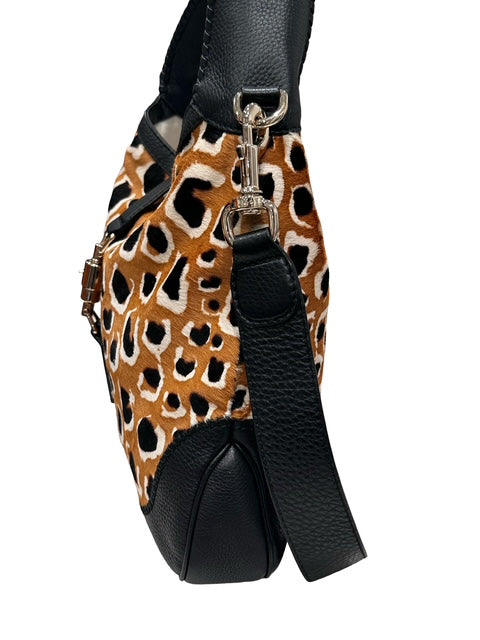 Gucci Jackie 1961 Leopard Hobo