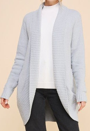 Allie Rose Soft Cloud Cocoon Cardigan - Sage