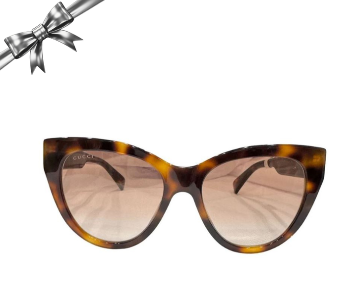 Gucci Tortoise Cat Eye Sunglasses (NEW)