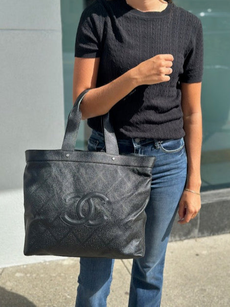 Chanel Perforated CC Tote