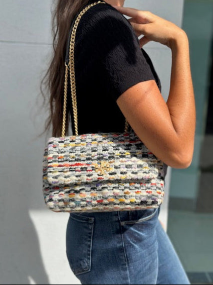 Tory Burch Kira Tweed Shoulder Bag