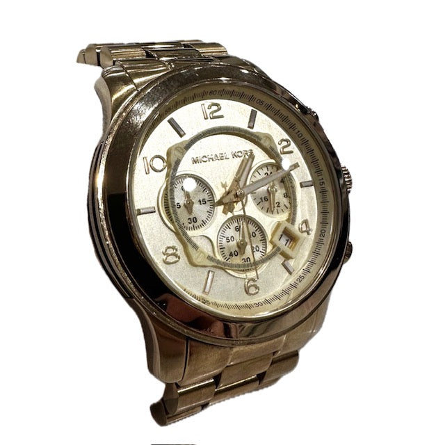 Michael Kors Oversized Runway Gold-Tone Watch