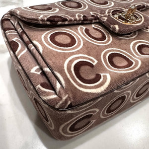 Chanel Coco Velvet Top Handle Bag