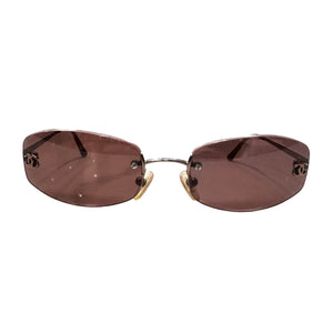Chanel Vintage Thin CC Sunglasses